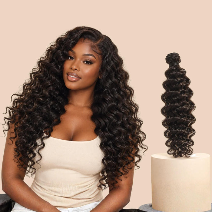 Deep-Wave Hair Bundles
